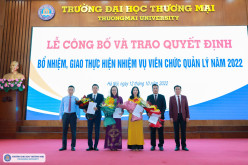 Lễ công bố và trao Quyết định bổ nhiệm, giao thực hiện nhiệm vụ viên chức quản lý năm 2022