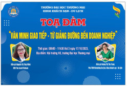 Tọa đàm “Văn minh giao tiếp – Từ giảng đường đến doanh nghiệp”