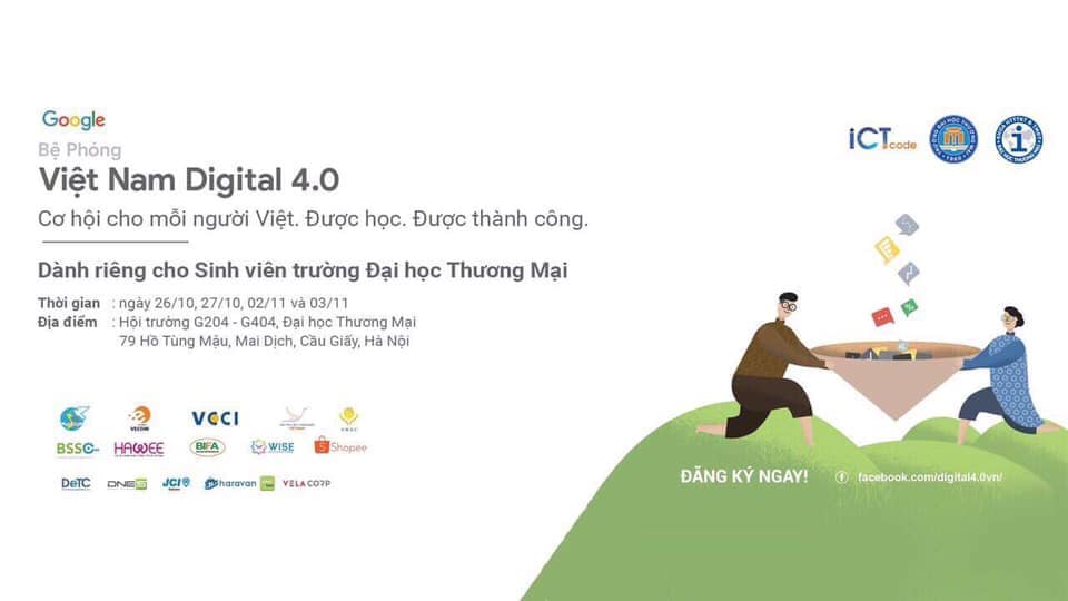 TỔNG KẾT KHÓA HỌC: “GOOGLE-DIGITAL-MARKETING” VÀ “SÁU BƯỚC BẮT ĐẦU MỘT DOANH NGHIỆP & KỸ NĂNG SỐNG THỜI ĐẠI 4.0”