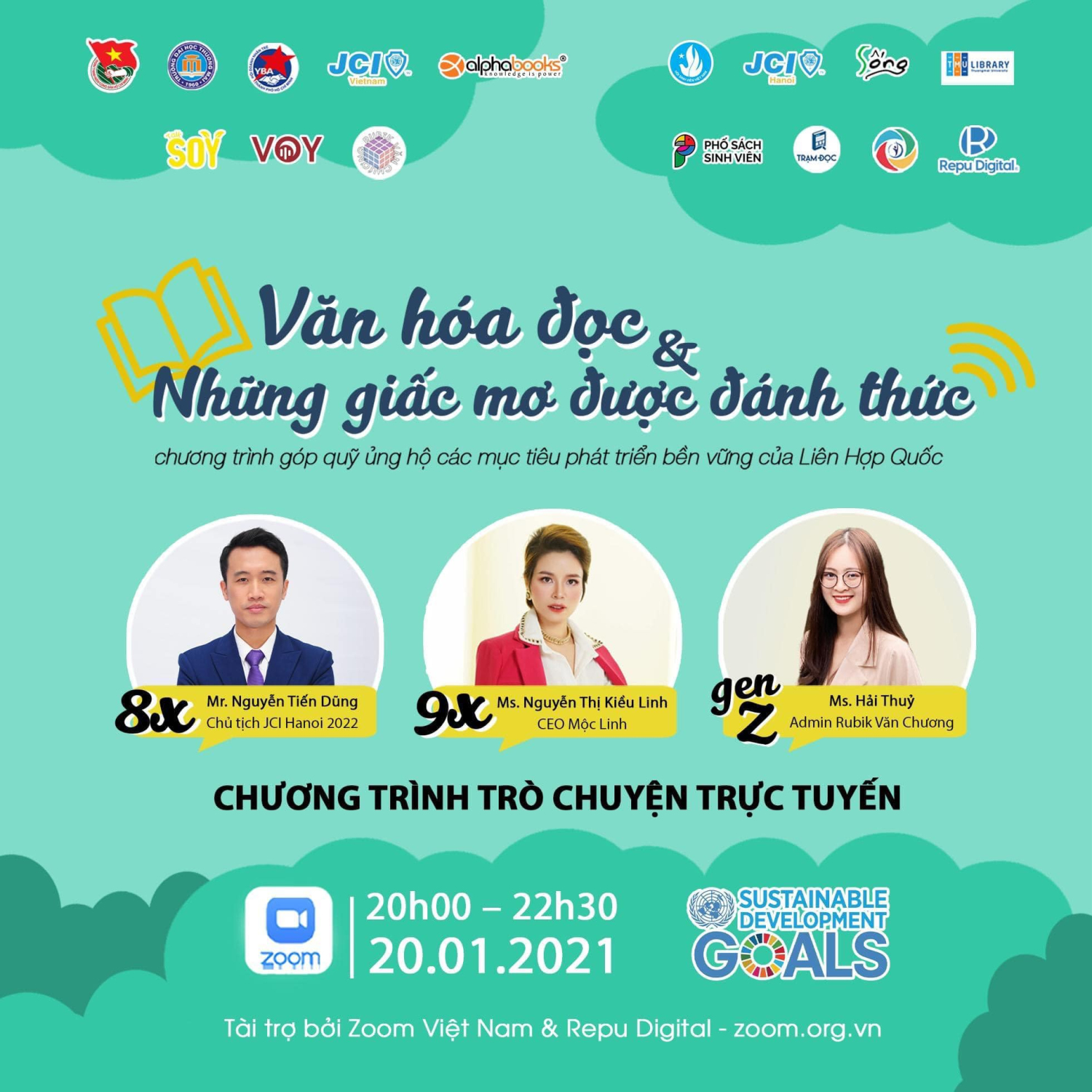 [JCI X VOY X SỐNG X RUBIK VĂN CHƯƠNG X TMU] VĂN HOÁ ĐỌC & NHỮNG GIẤC MƠ ĐƯỢC ĐÁNH THỨC