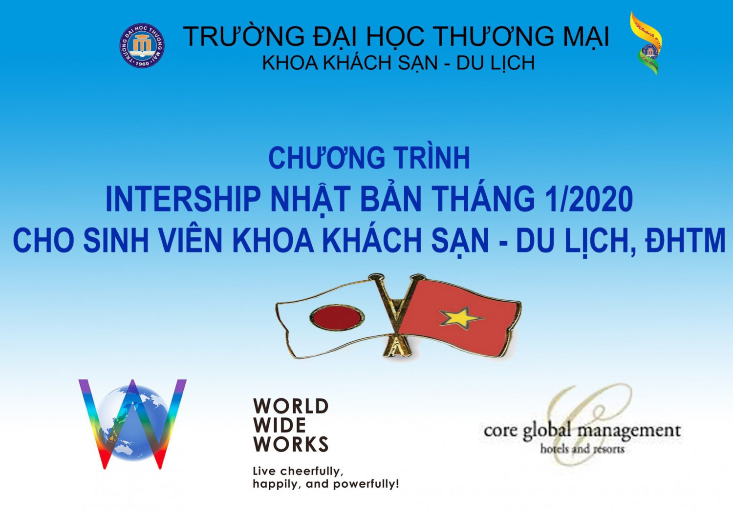 GIỚI THIỆU CHƯƠNG TRÌNH INTERNSHIP NHẬT BẢN THÁNG 1/2020