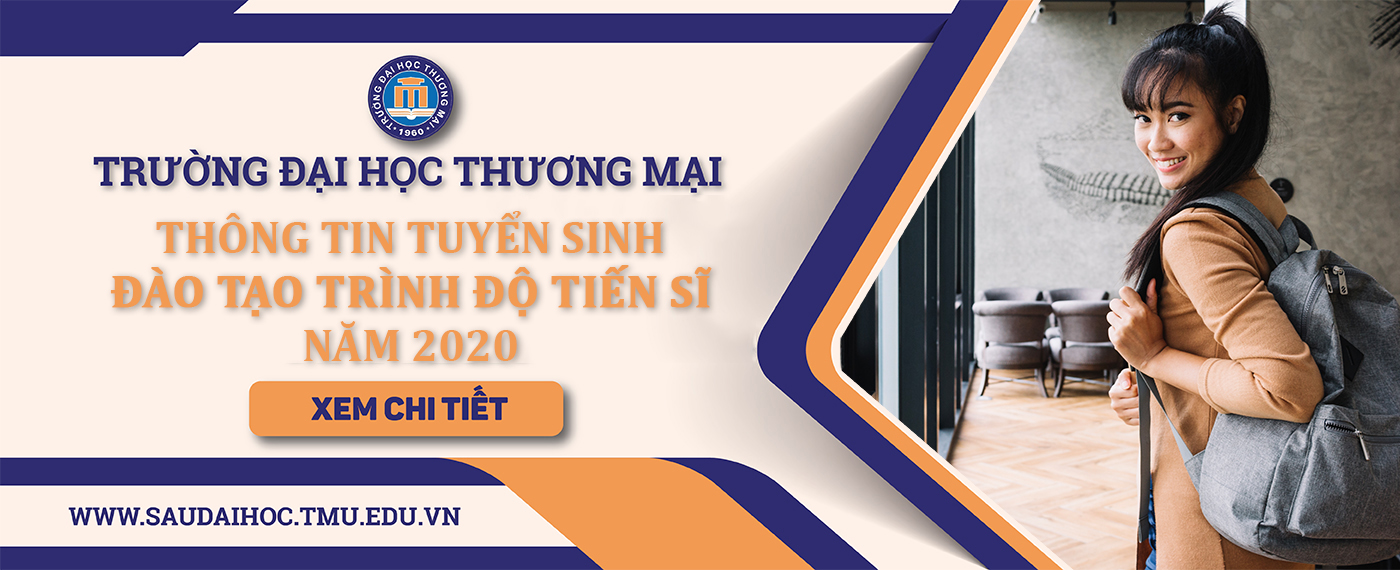 THÔNG BÁO TUYỂN SINH ĐÀO TẠO TRÌNH ĐỘ TIẾN SĨ NĂM 2020